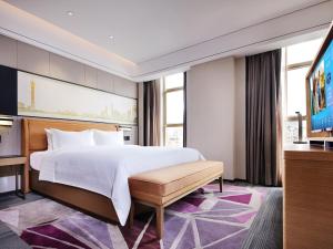 Μια τηλεόραση ή/και κέντρο ψυχαγωγίας στο Hampton by Hilton Guangzhou Dongxiaonan