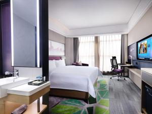 Μια τηλεόραση ή/και κέντρο ψυχαγωγίας στο Hampton by Hilton Guangzhou Dongxiaonan
