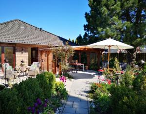 Κήπος έξω από το Ferienwohnung Libelle