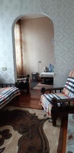 Istumisnurk majutusasutuses Nikoloz Guesthouse