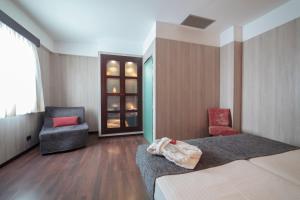 Postel nebo postele na pokoji v ubytování Hotel Salymar