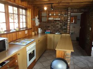 Kuchyň nebo kuchyňský kout v ubytování Myoli Beach Lodge