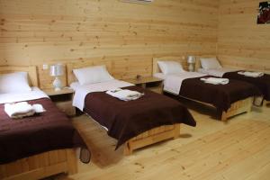 Ένα ή περισσότερα κρεβάτια σε δωμάτιο στο Green Villa Tskaltubo