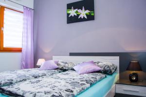 Posteľ alebo postele v izbe v ubytovaní Apartment Klaudio