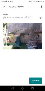 a page of a website with a picture of a garden at CAL PINTOR in Ibars de Noguera