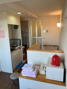 Кухня или мини-кухня в Haneda Airport Apartment
