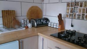A cozinha ou kitchenette de Villa Svalyavа