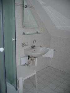 Baðherbergi á Hotel Růže
