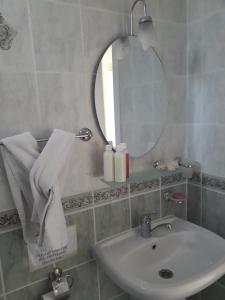 Koupelna v ubytování Hotel NilSu