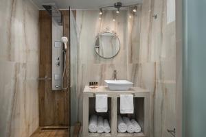 Koupelna v ubytování Pozzi Di Lusso Suites