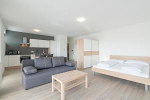 Kuchyňa alebo kuchynka v ubytovaní Apartmány Noviny