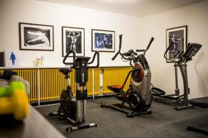 Fitness centrum a/nebo fitness zařízení v ubytování Hotel & Bildungszentrum Matt