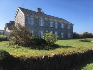 a large brick house on a grassy hill at The Downs, Thurlestone, South Devon, close to several beaches in Kingsbridge