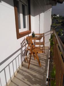 Balkoni atau teres di Apartamento El Almendrero