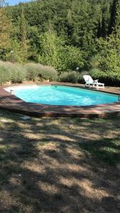 The swimming pool at or close to San Martino Vald'Afra