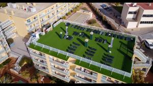 Budynek, w którym mieści się aparthotel