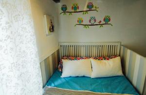 Postel nebo postele na pokoji v ubytování La casita azul de la playa