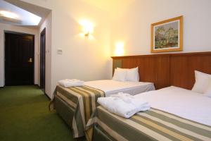 Postel nebo postele na pokoji v ubytování Hotel Palace
