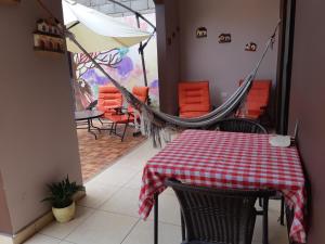 Istumisnurk majutusasutuses Casa Sur