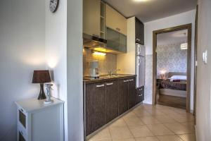 Kuchyň nebo kuchyňský kout v ubytování Apartment Ena 1