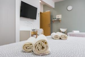 Postel nebo postele na pokoji v ubytování Apartment Anton, Fazana