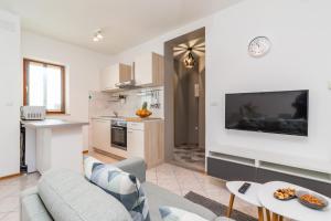 Kuchyň nebo kuchyňský kout v ubytování Apartment Anton, Fazana