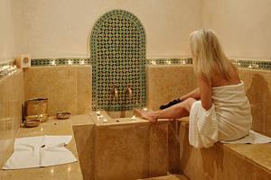 Koupelna v ubytování Riad & Spa Esprit Du Maroc