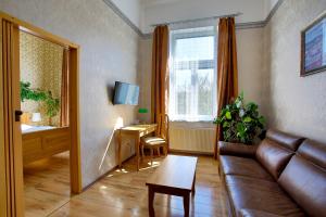 Televízia a/alebo spoločenská miestnosť v ubytovaní Hotel Štekl - Hrubá Skála