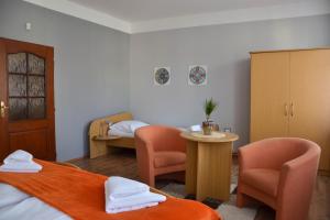 Postel nebo postele na pokoji v ubytování Hotel Paradies