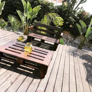 Vonkajšia záhrada v ubytovaní Nissi49 Apartments