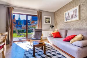 Posedenie v ubytovaní Rubin Apartamenty Mozaika centrum taras