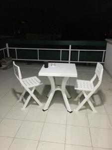 Balkón nebo terasa v ubytování B&B Aliga