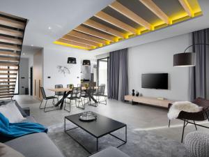 TV a/nebo společenská místnost v ubytování Villa Paola by Interhome
