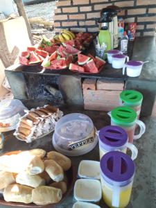 Frukostalternativ för gäster på Camping Avohai