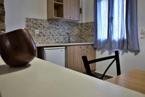 Kuhinja oz. manjša kuhinja v nastanitvi Kafouros Hotel