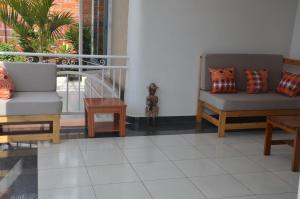 Ein Balkon oder eine Terrasse in der Unterkunft Villa Asimba