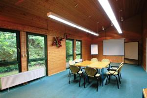 Zona de afaceri și/sau sala de conferințe de la Gästehaus Dorflinde +56 fotografii