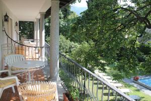 Balcony o terrace sa Villa Olevano