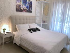 Cama o camas de una habitación en Katerina apartments