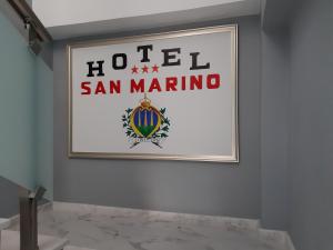 Certifikát, hodnocení, plakát nebo jiný dokument vystavený v ubytování San Marino Hotel