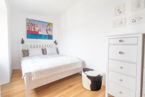 Postel nebo postele na pokoji v ubytování Seaview Volosko Apartment