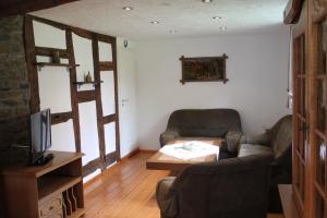 Χώρος καθιστικού στο Ferienwohnung Haus Stein