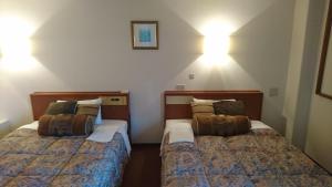 Postel nebo postele na pokoji v ubytování Kuretake-Inn Iwata + 8 fotografií