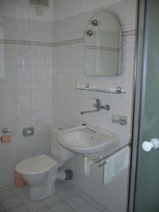 Baðherbergi á Hotel Růže
