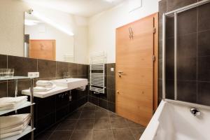 Koupelna v ubytování Apart Rubin