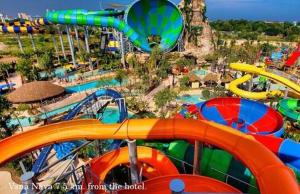 a water park with a bunch of water slides at A Villa Hua Hin Hotel in Hua Hin