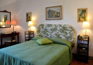 Postel nebo postele na pokoji v ubytování Locanda di Praticino