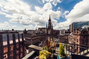 Nespecifikovaný výhled na destinaci Glasgow nebo výhled na město při pohledu z hotelu