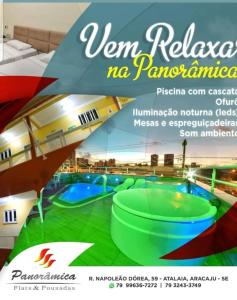 Un folleto para un nuevo resort en Filipinas en Pousada Panorâmica, en Aracaju