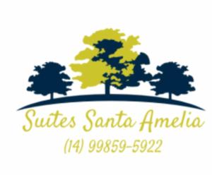 a logo for the santa ana tree academy at Suites Santa Amelia in Brotas